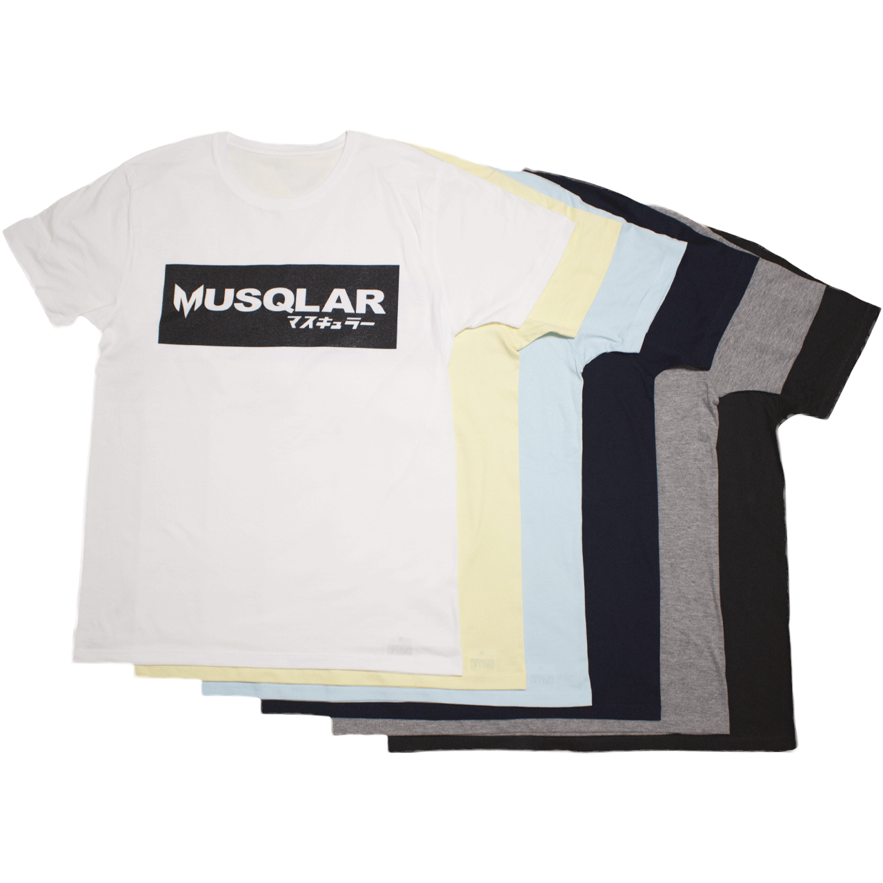 MUSQLAR スリムフィットTシャツ