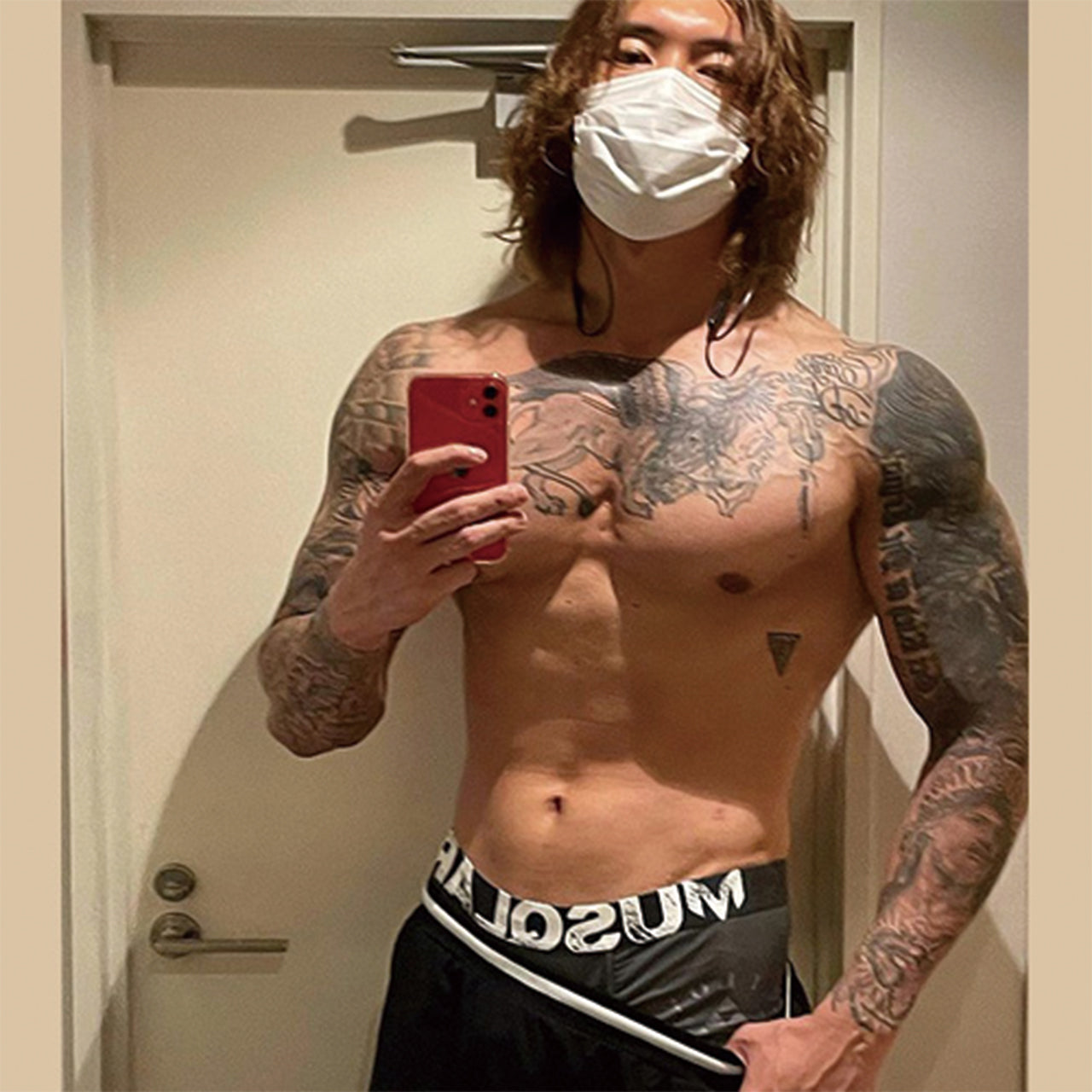 グリーン127(GREEN127)コラボパンツ BOND Fitness×MUSQLARアンダーウェア